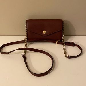 Michael Kors crossbody maroon color EUC